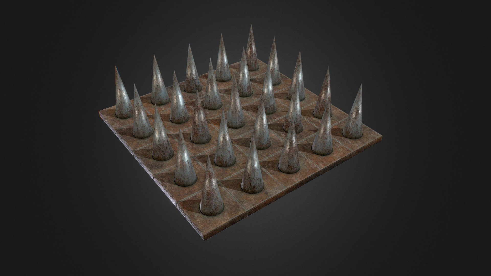 PBR Game-Ready spike trap

License: CC0 - Spike Trap 01 - Download Free 3D model by Nichgon 3d model