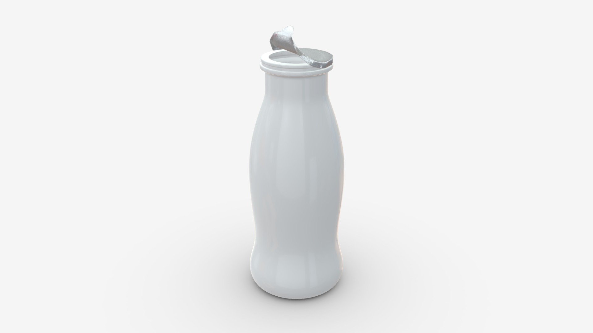 Small plastic bottle opened - Buy Royalty Free 3D model by HQ3DMOD (@AivisAstics) 3d model