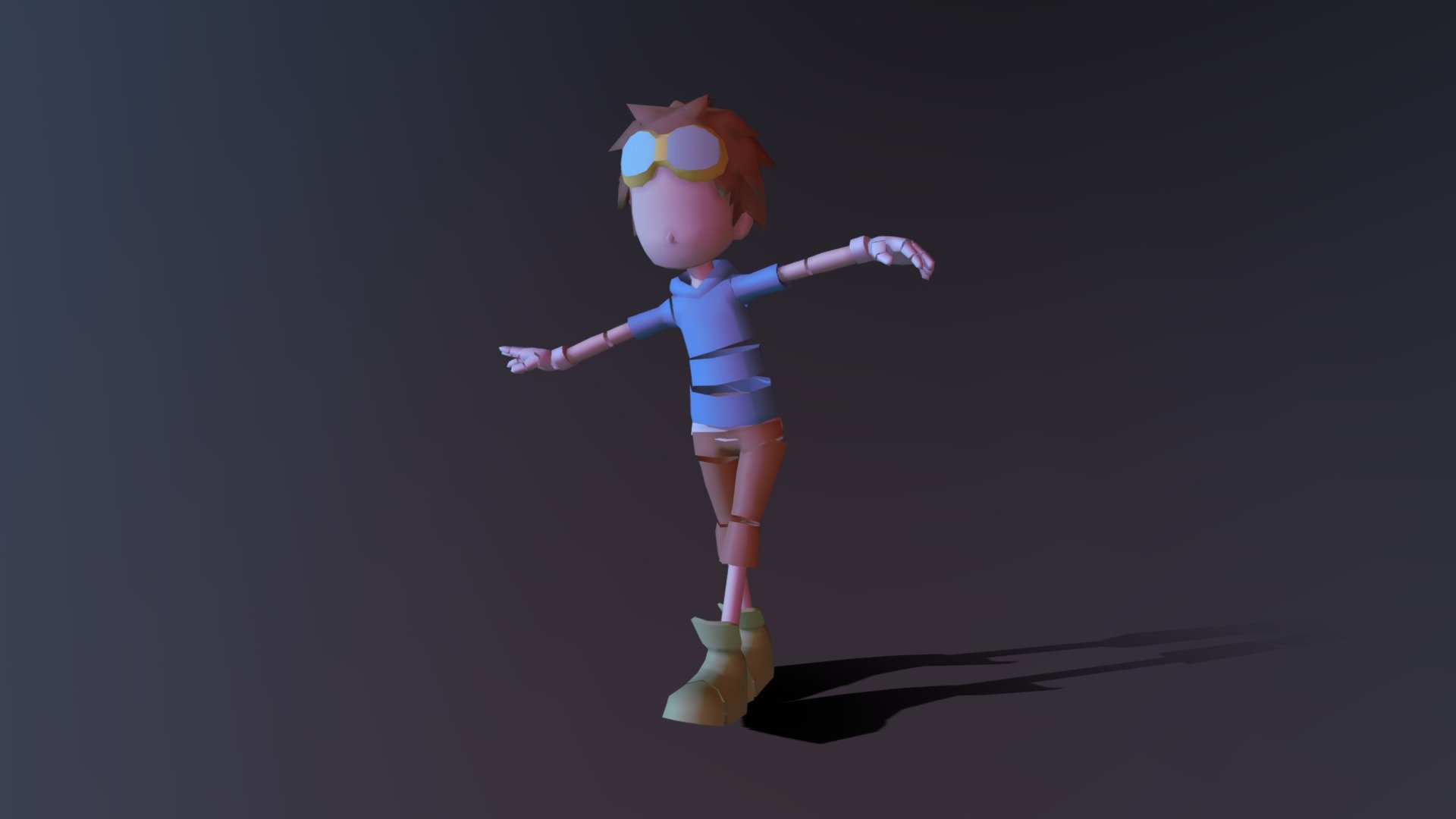 Model that I rigged and animated 3d model