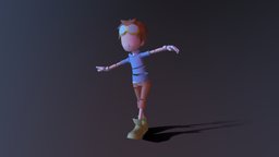Balance Beam Walk Animation 