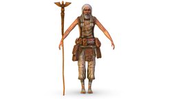 Low Poly model Base OldMan Shaman Character body, wizard, ancient, white, vest, basemesh, vintage, staff, walker, rustic, gray, skinny, worker, shaman, necromancer, old, head, lord, youth, villager, casual, belt, men, sorcerer, oldman, senior, blonde, peasant, traveller, malecharacter, witcher, caucasian, male-human, scrawny, healthy, charmer, wholesome, man, male, "", "age-old", "meagre"