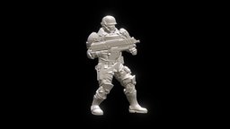 SAYX SOLDIER 03 trooper, soldier, 35mm, miniatures, wargame, fallenfrontiers, sayx, male