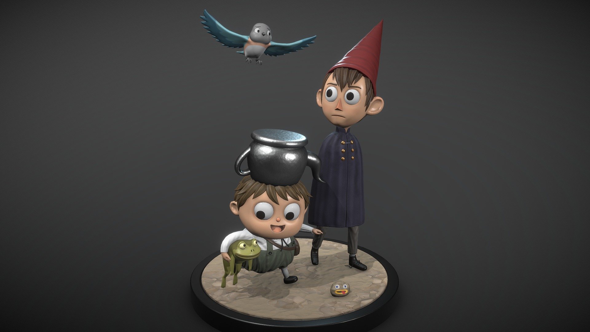 Hey guys! Delighted to present a glimpse of the captivating characters from the enchanting animated series, &ldquo;Over the Garden Wall,