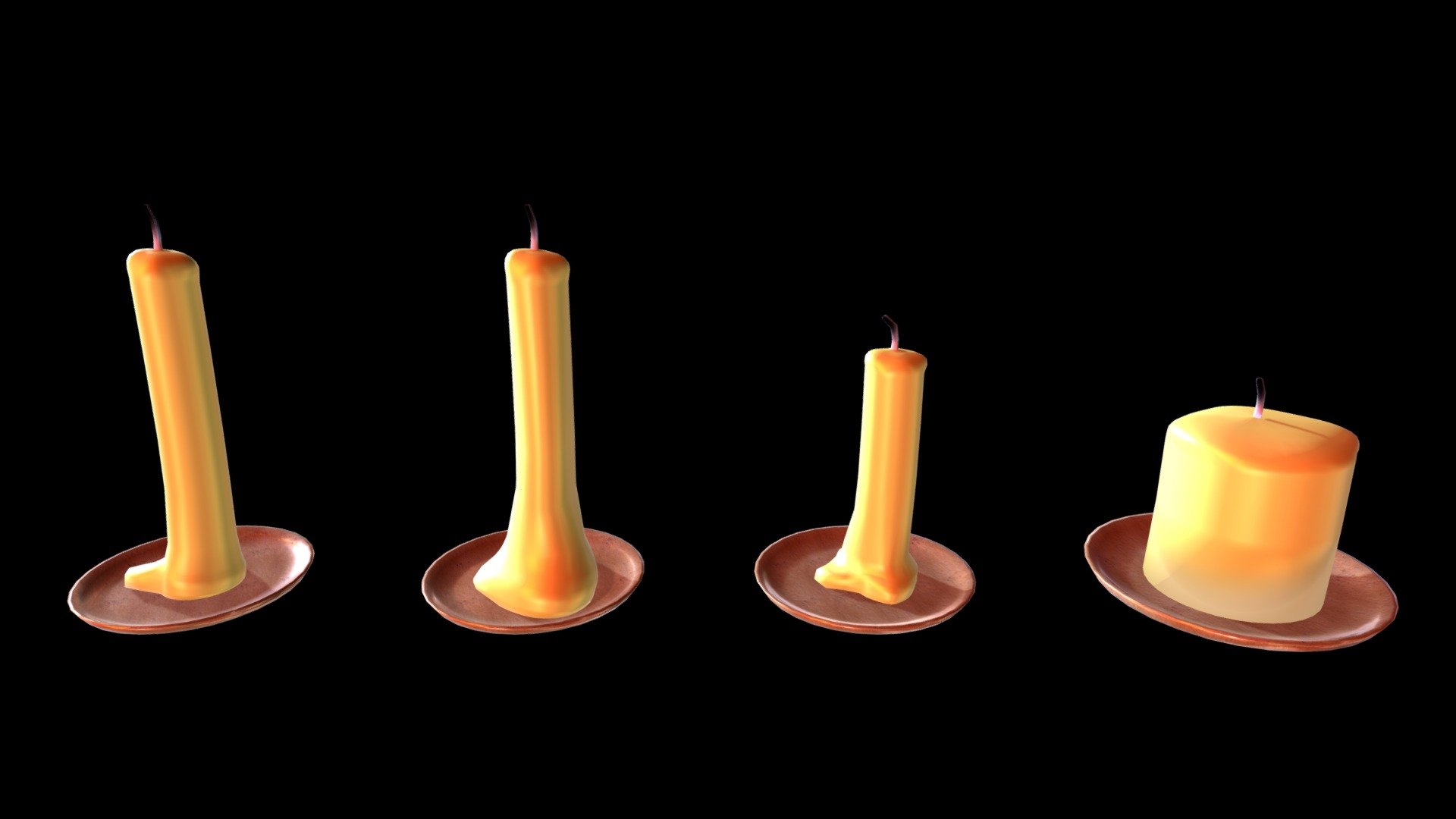 Some Candles made using Blender 2.79 and the Cycles render engine

Check out my blog at: https://rhcreations.tumblr.com/ - Candles - Download Free 3D model by rhcreations 3d model