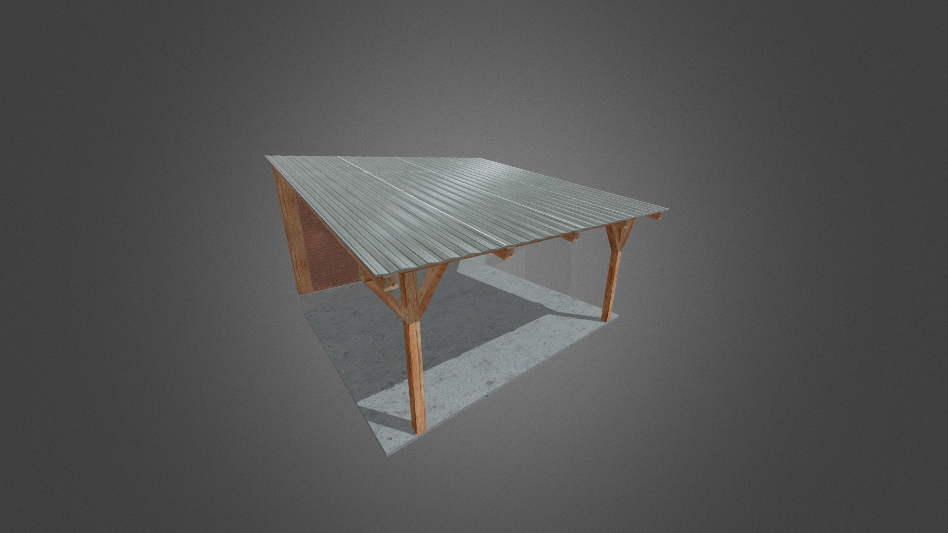 Simple shed I made in blender 2.8
My first model 3d model