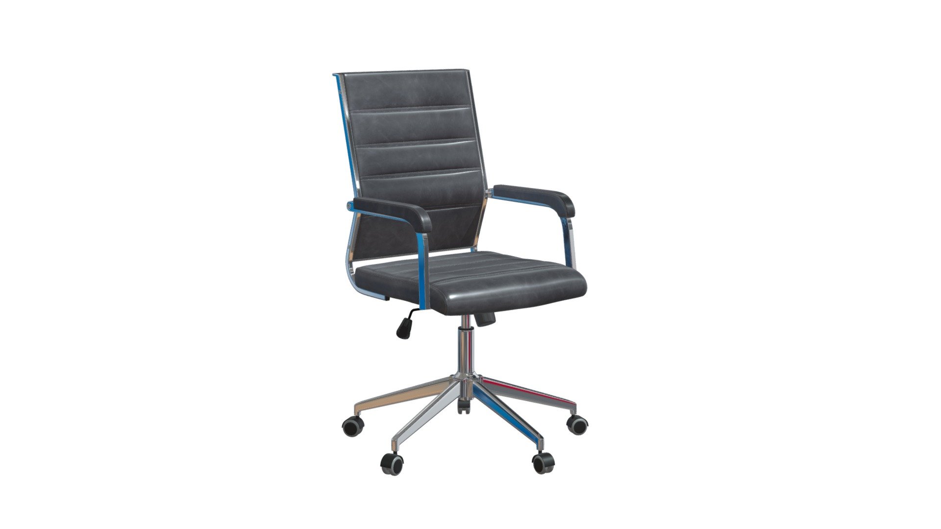 https://zuomod.com/liderato-office-chair-gray

The Liderato Office Chair has mid century modern urban lines and looks great in any space. With a heavy duty vinyl covering and a sturdy steel frame, this chair fits in any dining room, home office, or even as a bedroom accent chair. The frame and base are chrome plated for a sleek modern look 3d model