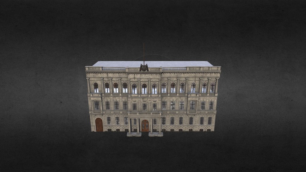 Fallen Angel // Embassy Building - 3D model by smokingbill 3d model