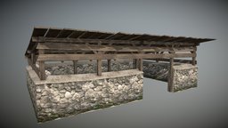 Stable1 medieval, farm, stable, unity, unity3d, house, village