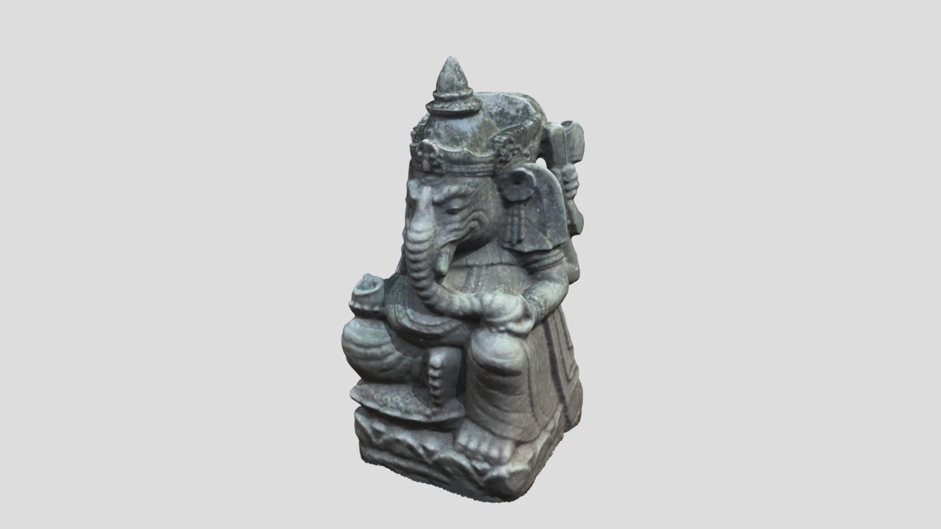 08_Statue - North village - Batuan - Download Free 3D model by ec.giovannini_DAD (@elisabettacaterina) 3d model