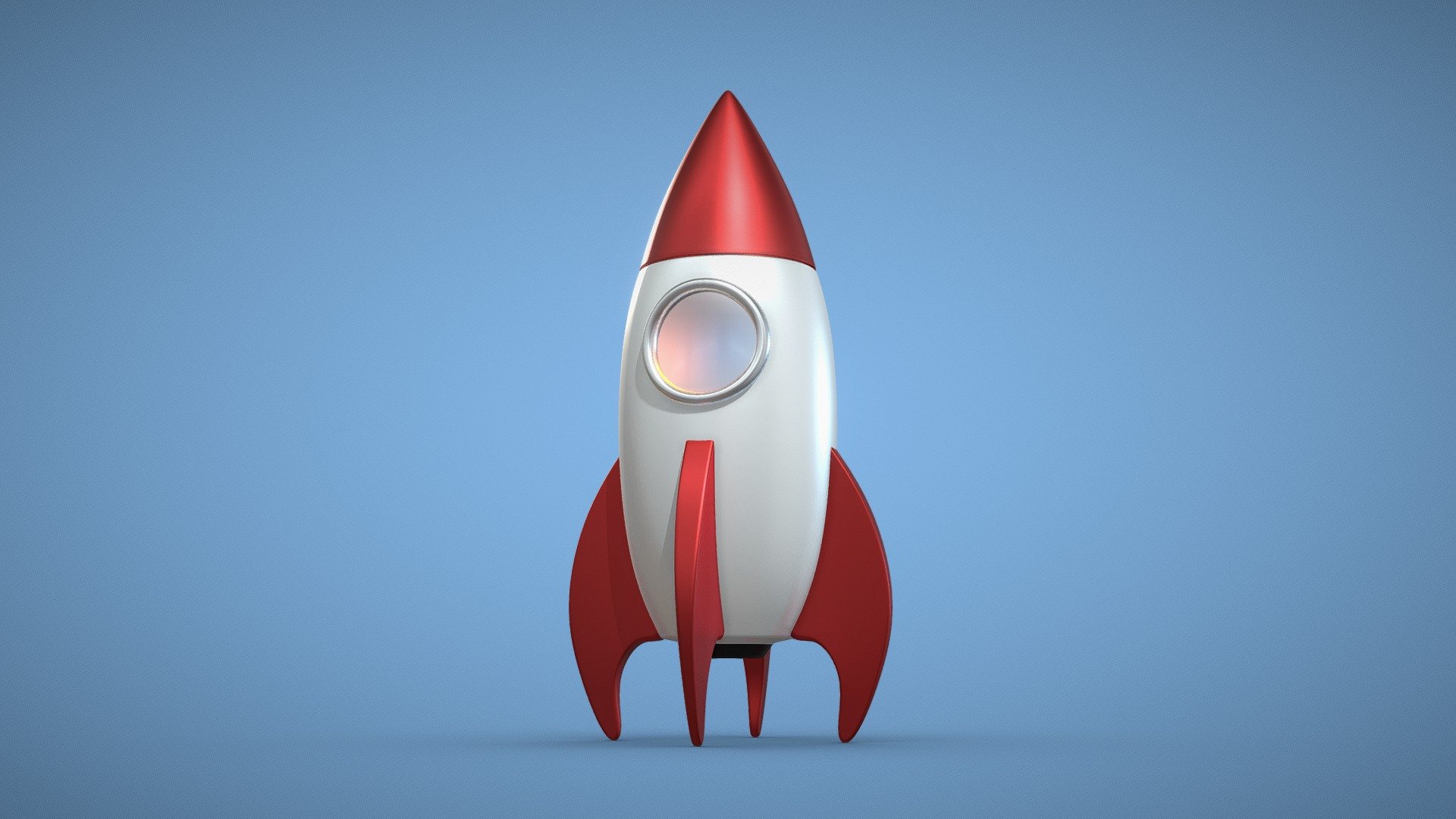 Rocket 🚀 Cartoon - Rocket 🚀 Cartoon - Buy Royalty Free 3D model by tkkjee 3d model