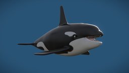 Cartoon Killer Whale Orca