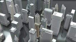 New York Skyscrapers tower, new, landmark, york, skyscraper, architecture, building