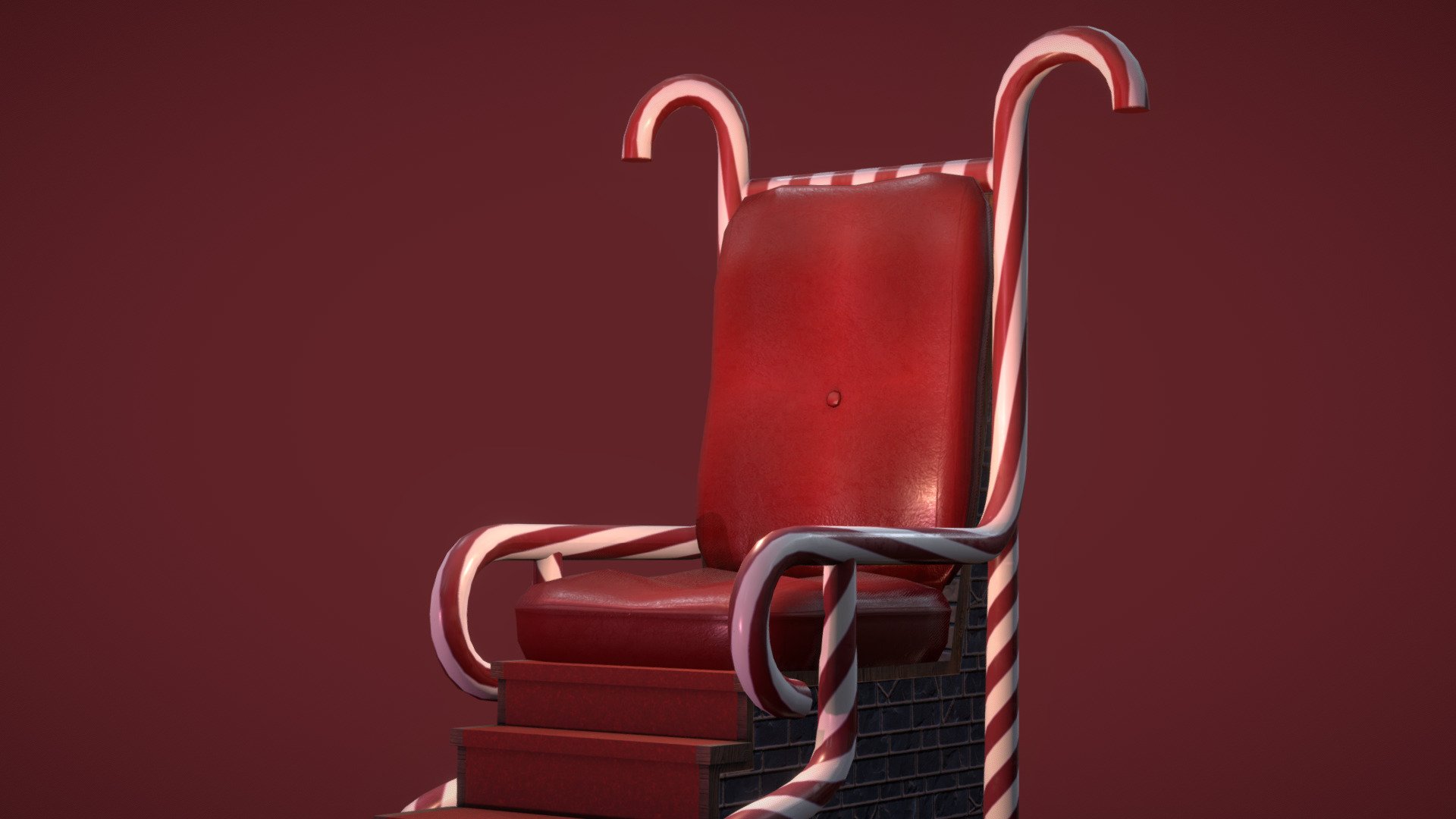 Come sit on Santa's lap and tell him what you want for Christmas.
Entry for the #Holiday2020Challenge 3d model