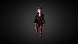 The Asian Girl videogame, asian, thonygm, samuray, character, girl, game, 3dmax