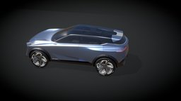 Nissan IMq Concept 2019 nissan, suv, obj, automotive, cardesign, conceptcar, crossover, vehicle, car, 3dmodel, imq, e-power