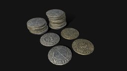 Medieval Coins bronze, coin, medieval, silver, coins, brass