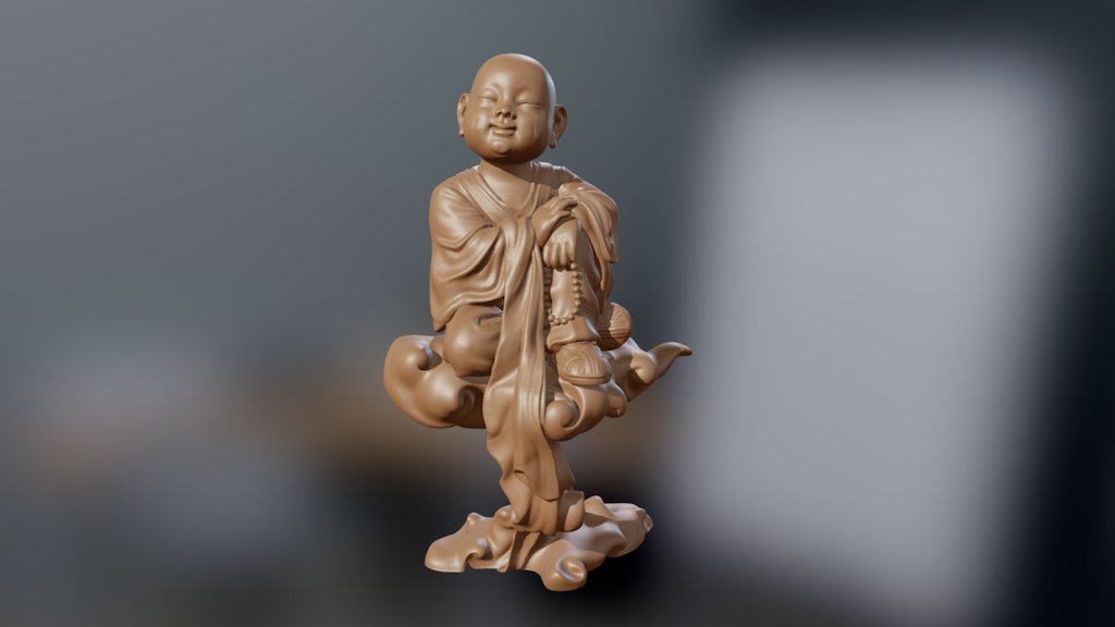 My Little monks collection - Little Monk-1 - 3D model by booni4dee 3d model