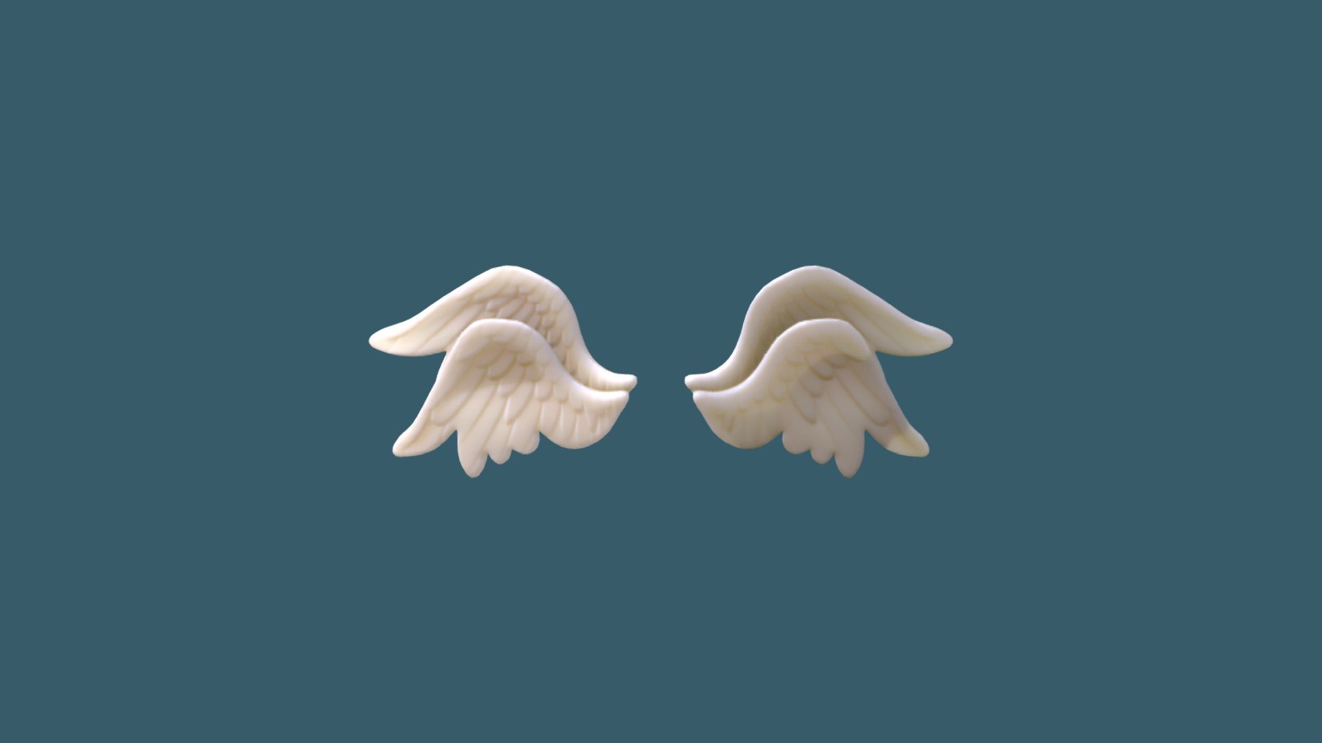 Angel's wings - Angel's wings - 3D model by gourmet_Z (@451454817) 3d model