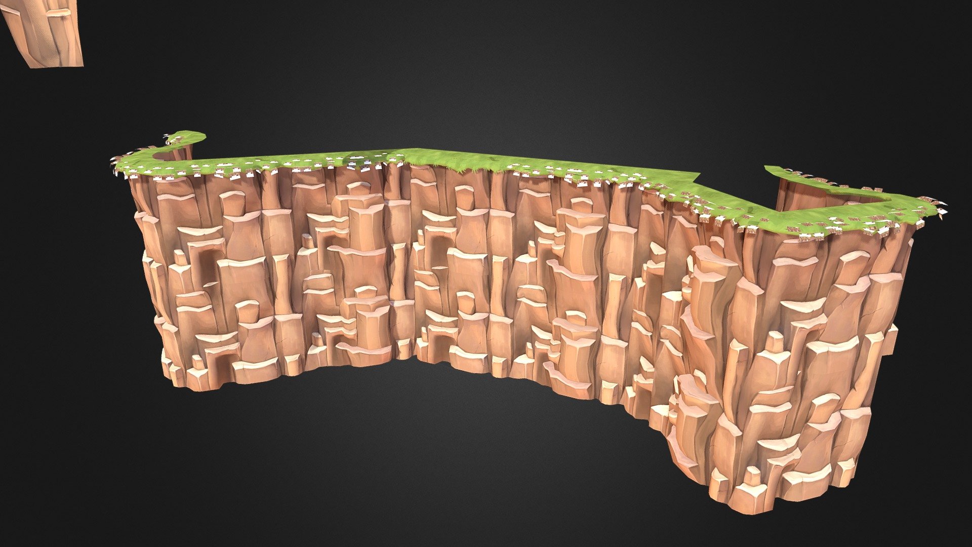 The Cliffs - 3D model by Graham (@graham3d) 3d model