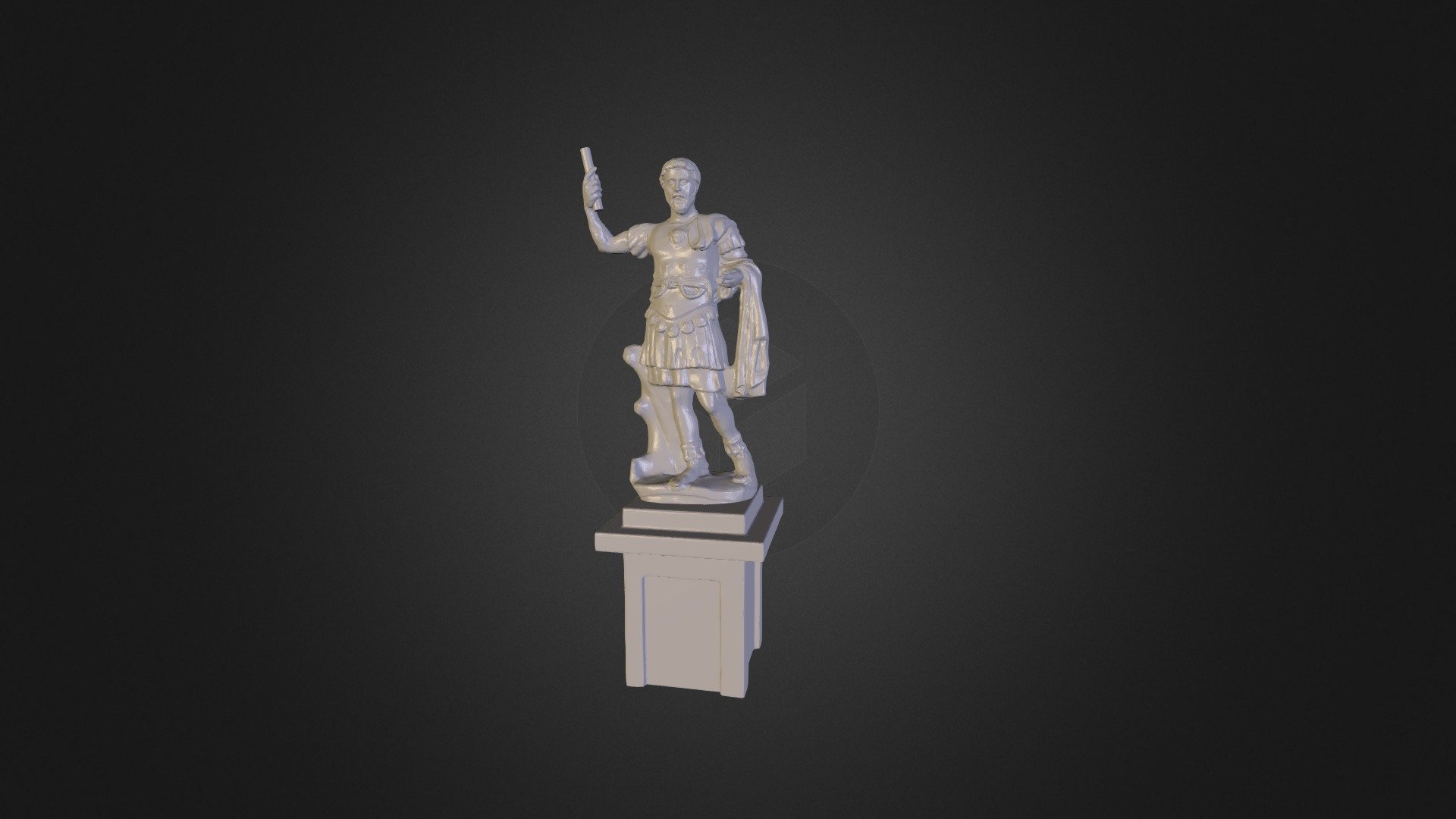 roman_statue_color - 3D model by Guido Salimbeni (@3dsmithery) 3d model
