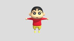 Shinchan-nohara-3d-model-for-animation-and-game 