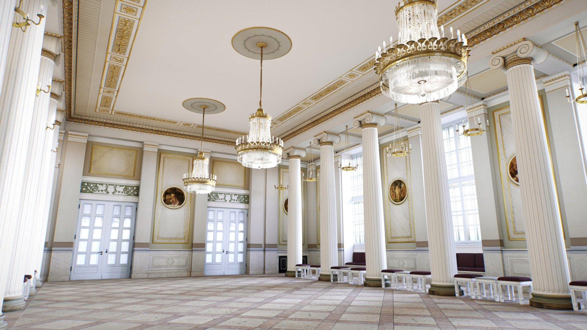 This model was created for our Augmented Reality App &ldquo;Konzerthaus Plus
