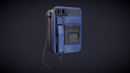 Old  payphone payphone, telephone, communications