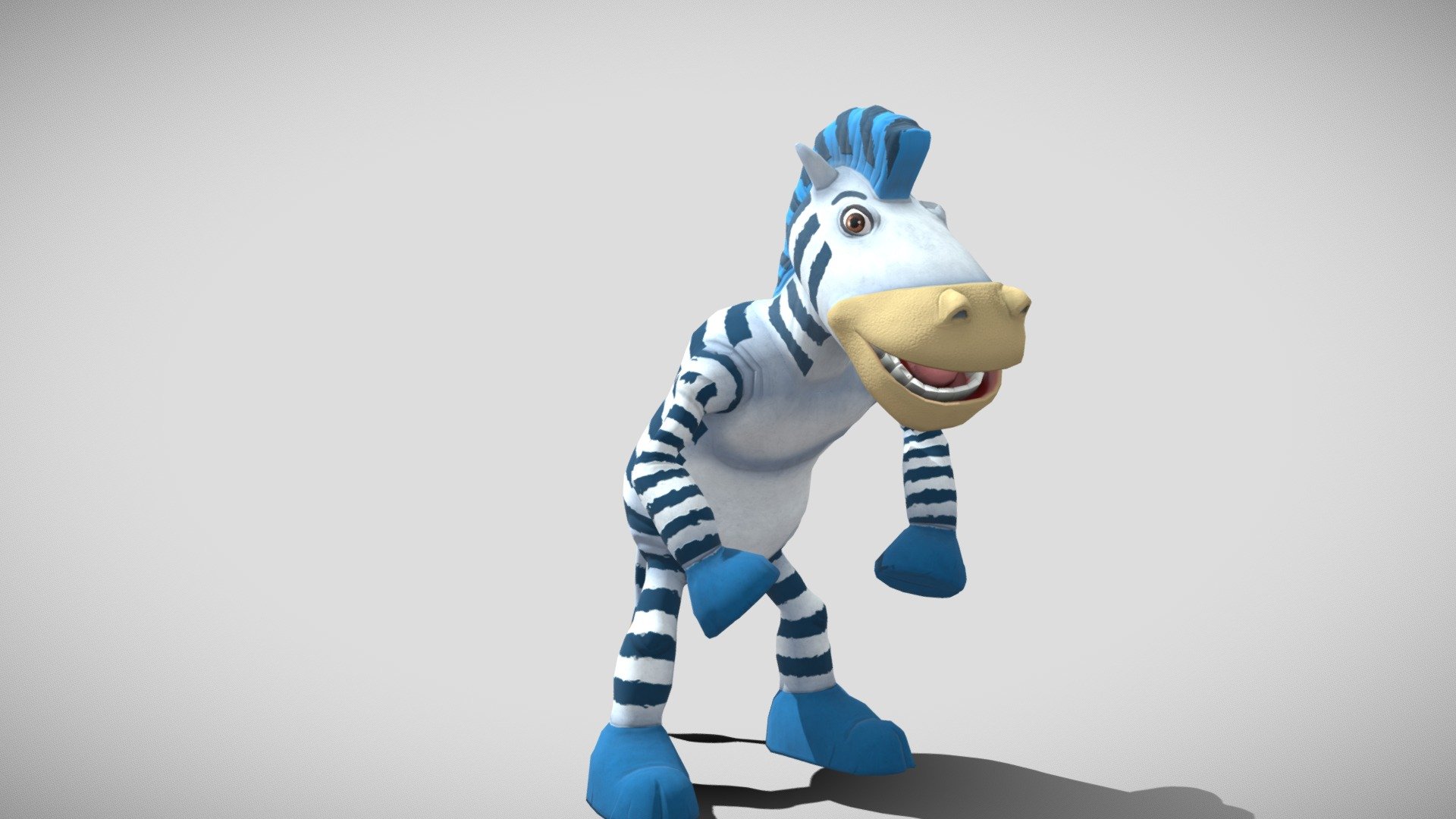 Lowpoly zebra humanoid cartoons character with basic animation clips for games or vedio.   The skeleton naming convention and hierarchy ( 4-spine and 1-neck joint sturcture) are compatiable to Unreal Engine. PBR textures for games engine. Extra FBX file are also perpared for Unity user.
Some more forset animals are coming soon... 3d model