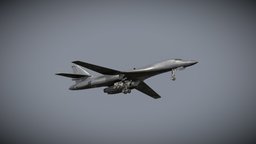 [PBR] B-1 Lancer bomber, army, aircrafts, military-aircraft, pbr, military