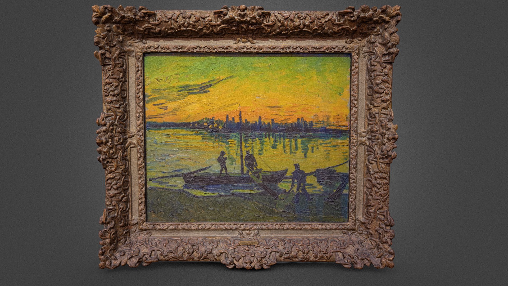 The Stevedores in Arles
1888
Oil on canvas. 54 x 65 cm
Museo Nacional Thyssen-Bornemisza, Madrid
Inv. no. 557 (1965.7) - Vincent van Gogh - The Stevedores in Arles - 3D model by Morty 3d model