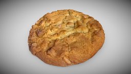 Greggs white cookie photogrammetry cookie, biscuit, greggs, photogrammetry, polycam