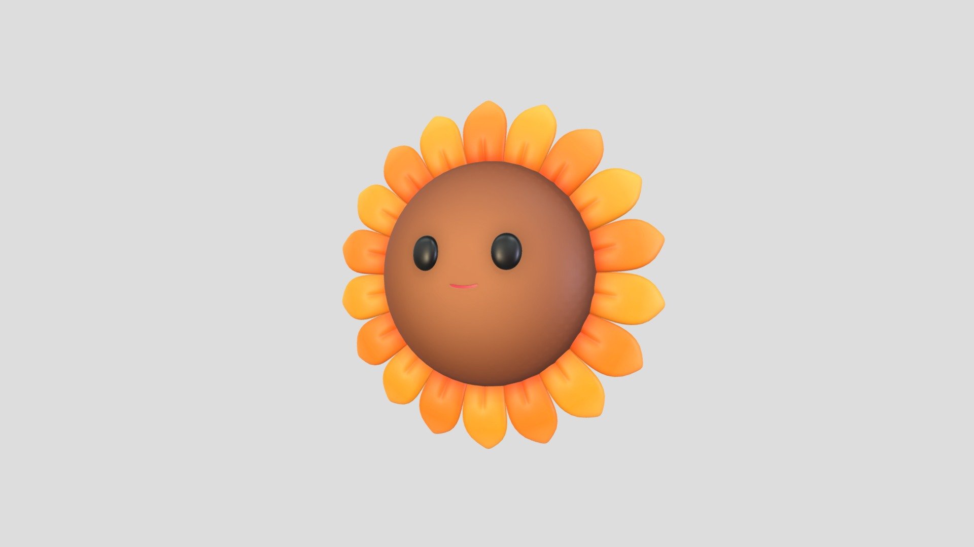 Cartoon Sunflower Character 3d model.      
    


File Format      
 
- 3ds max 2023  
 
- FBX  
 
- OBJ  
    


Clean topology    

No Rig                          

Non-overlapping unwrapped UVs        
 


PNG texture               

2048x2048                


- Base Color                        

- Normal                            

- Roughness                         



3,240 polygons                          

3,507 vertexs                          
 - Character227 Cartoon Sunflower - Buy Royalty Free 3D model by BaluCG 3d model