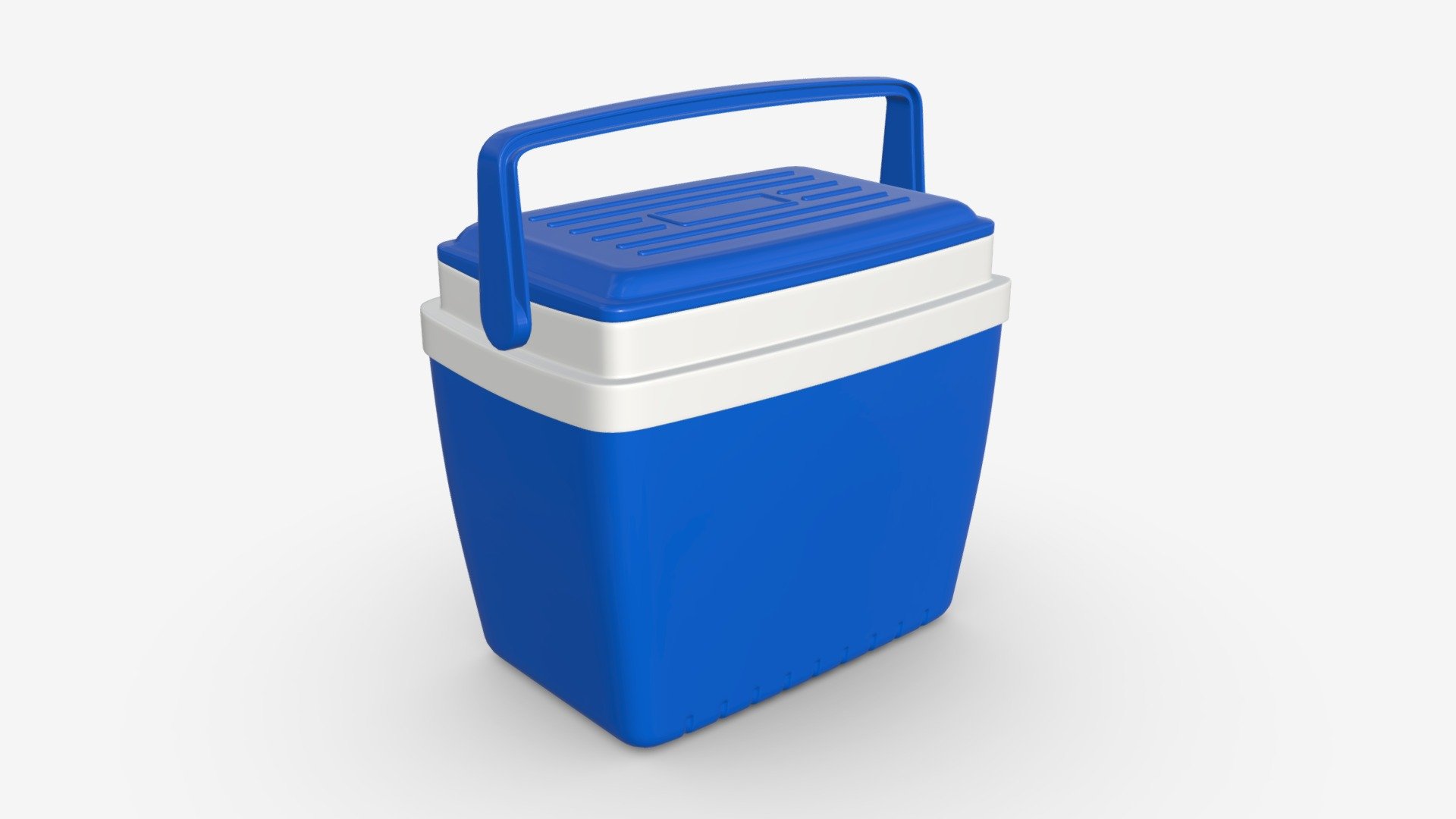 Cooler box with handle - Buy Royalty Free 3D model by HQ3DMOD (@AivisAstics) 3d model