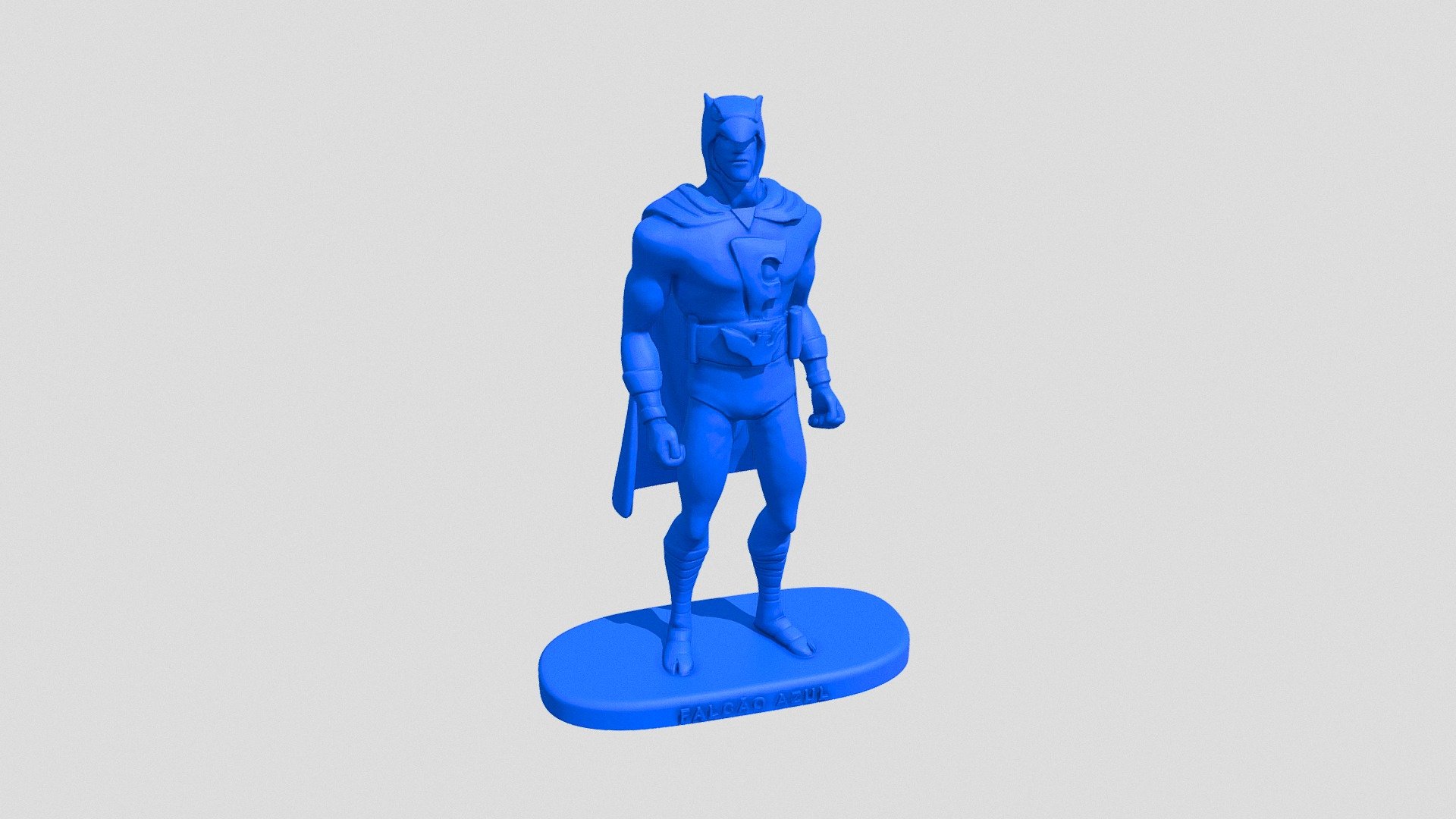 #075 - Falcão Azul - 3D model by 3DCraft (@insta3dcraft) 3d model
