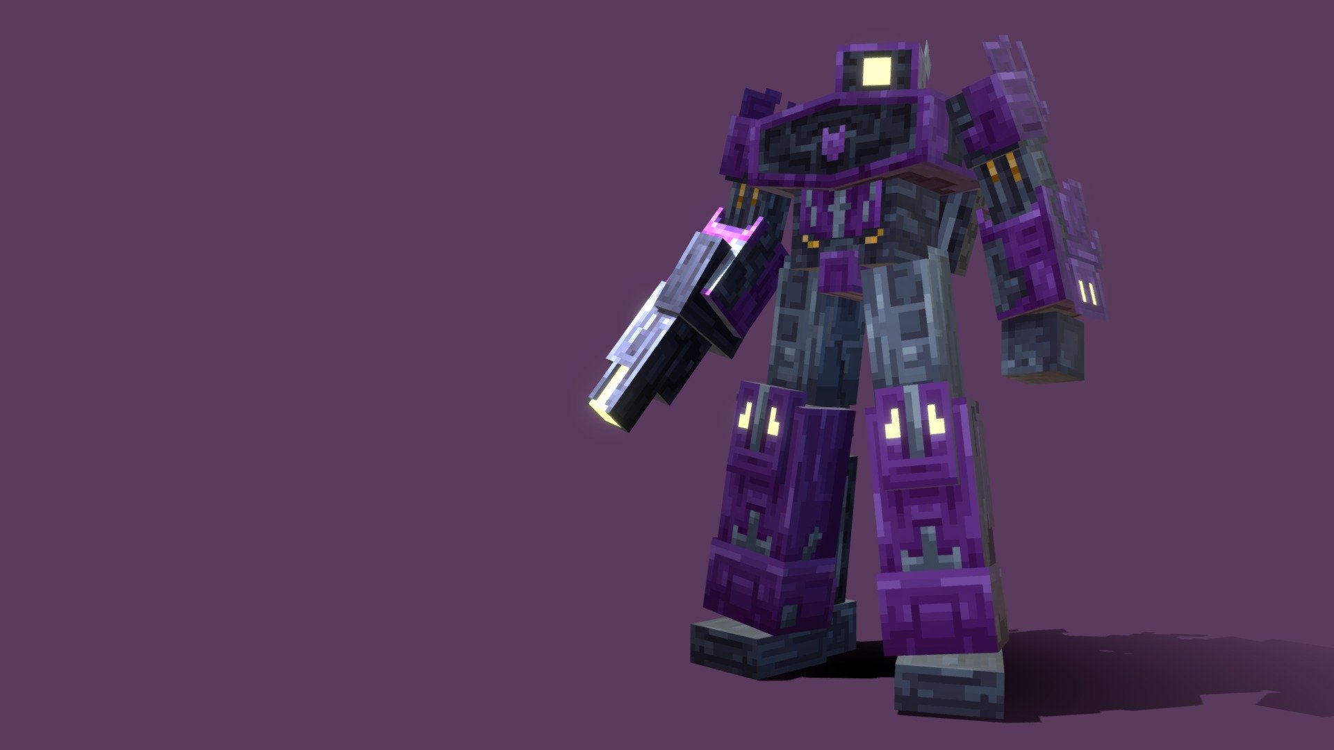 Transformers' Shockwave in a low-poly and Minecrafty style
Made in bockbench - Shockwave - 3D model by Natzival 3d model