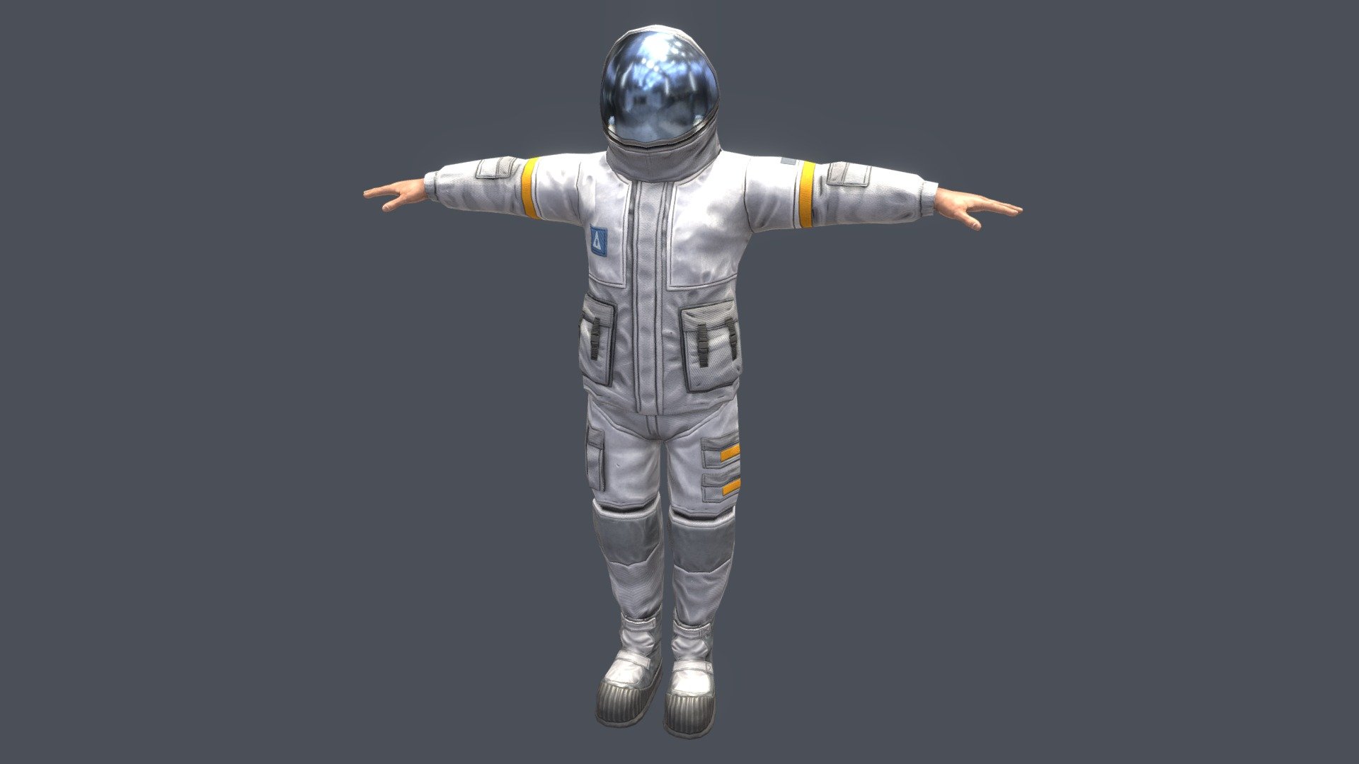 Astronaut costume for Survival&amp;Craft 3d model