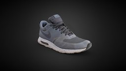 Nike Shoe Sneakers Grey 3D Scan