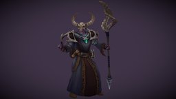 Stylized Orc Male Necromancer(Outfit)