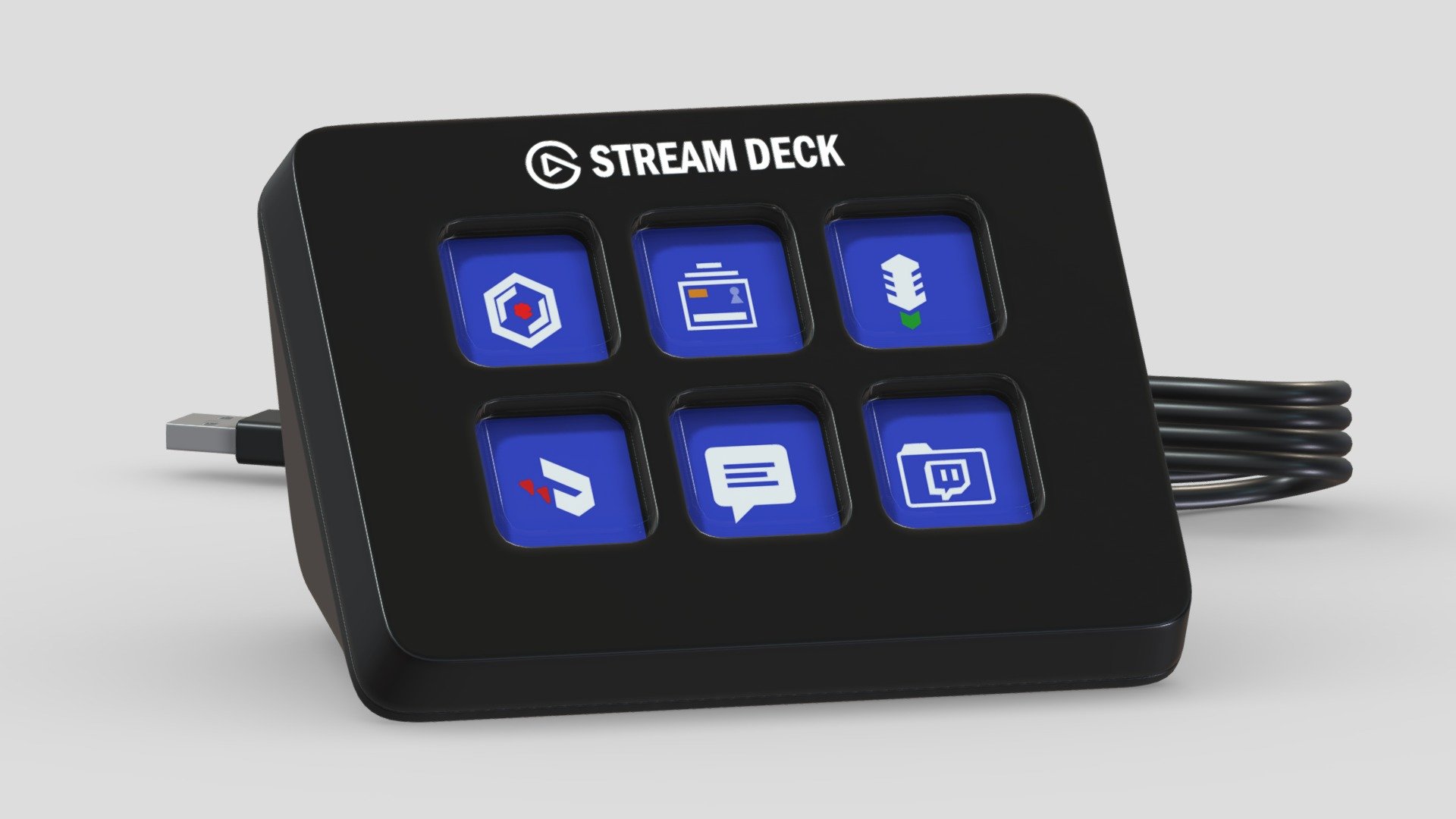 Hi, I'm Frezzy. I am leader of Cgivn studio. We are a team of talented artists working together since 2013.
If you want hire me to do 3d model please touch me at:cgivn.studio Thanks you! - Elgato Stream Deck Mini - 3D model by Frezzy3D 3d model