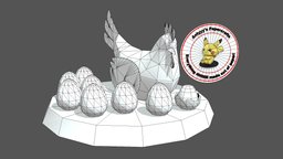 Easter Chicken FREE papercraft