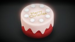 Cake cake, gift, chocolate, merry, blender3dmodel, chrismas, merry-christmas, christmas-tree, merrychristmas, blender, creamcake