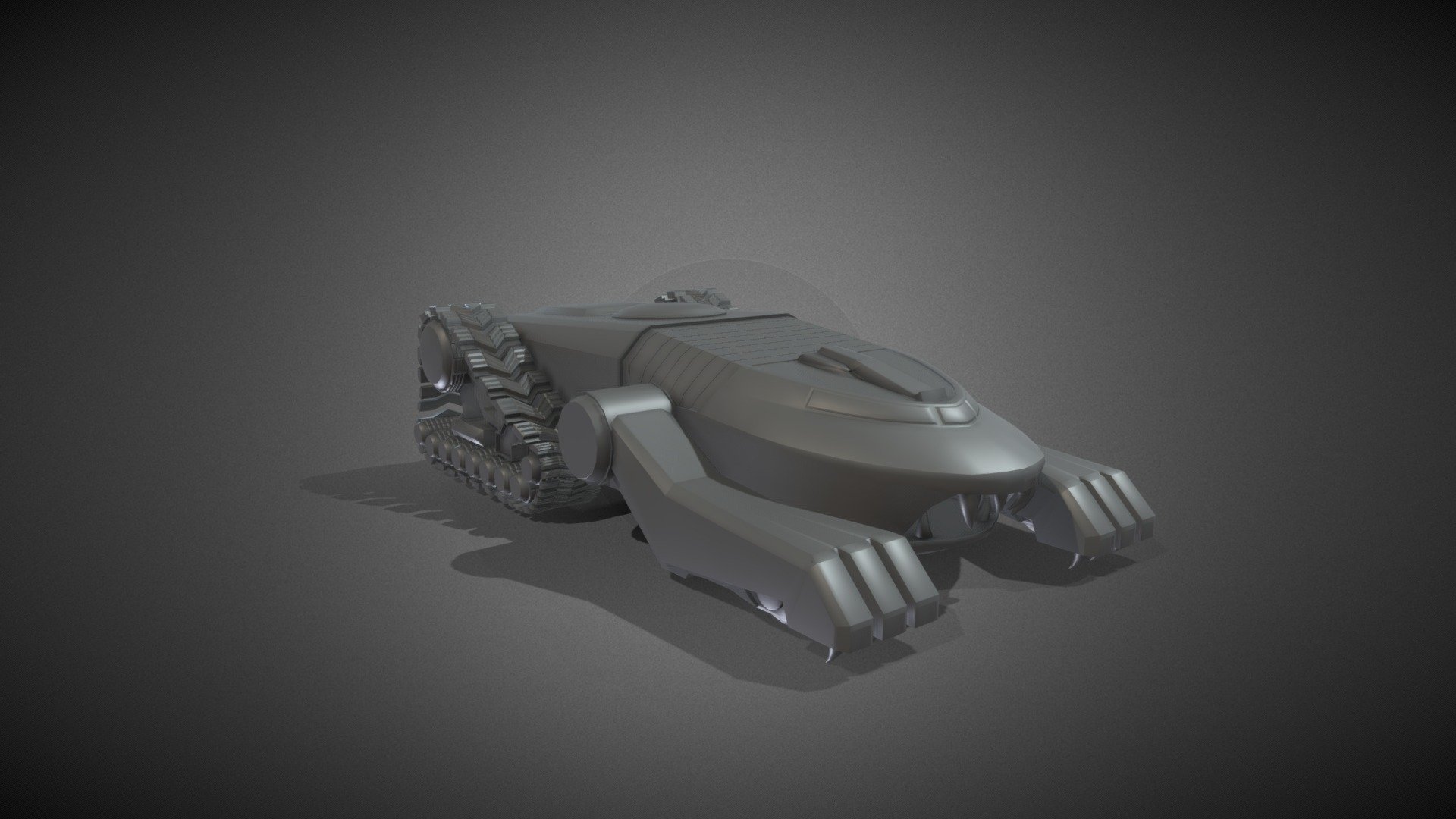 A 3D model of Thundercats vehicle - Thunder Tank - Download Free 3D model by MAster.P (@Miguel.Astudillo) 3d model