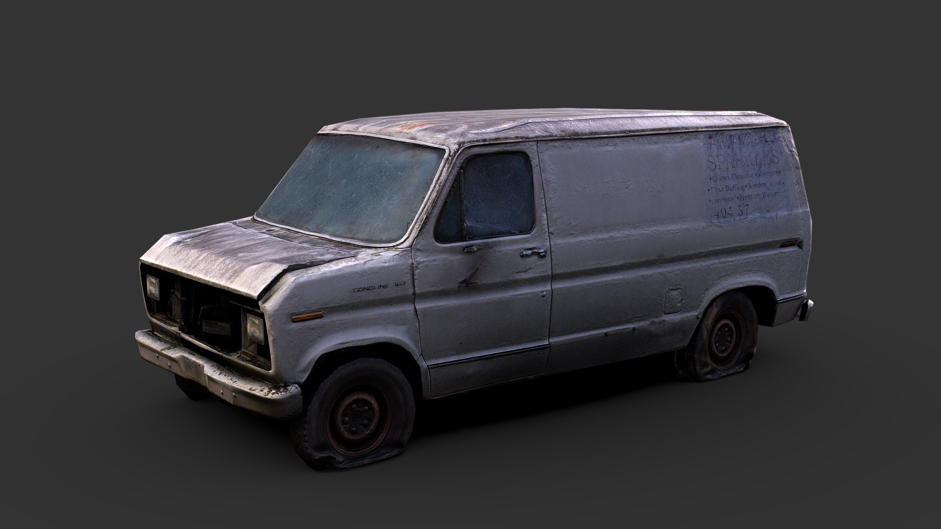 The van template for the Graffiti Challenge, I included versions of the textures with and without shading, and the shading without the texture, just in case you want to apply the shading to your graffiti!

Made in 3DSMax, Realitycapture and Substance Painter - Graffiti Van Template - Download Free 3D model by Renafox (@kryik1023) 3d model
