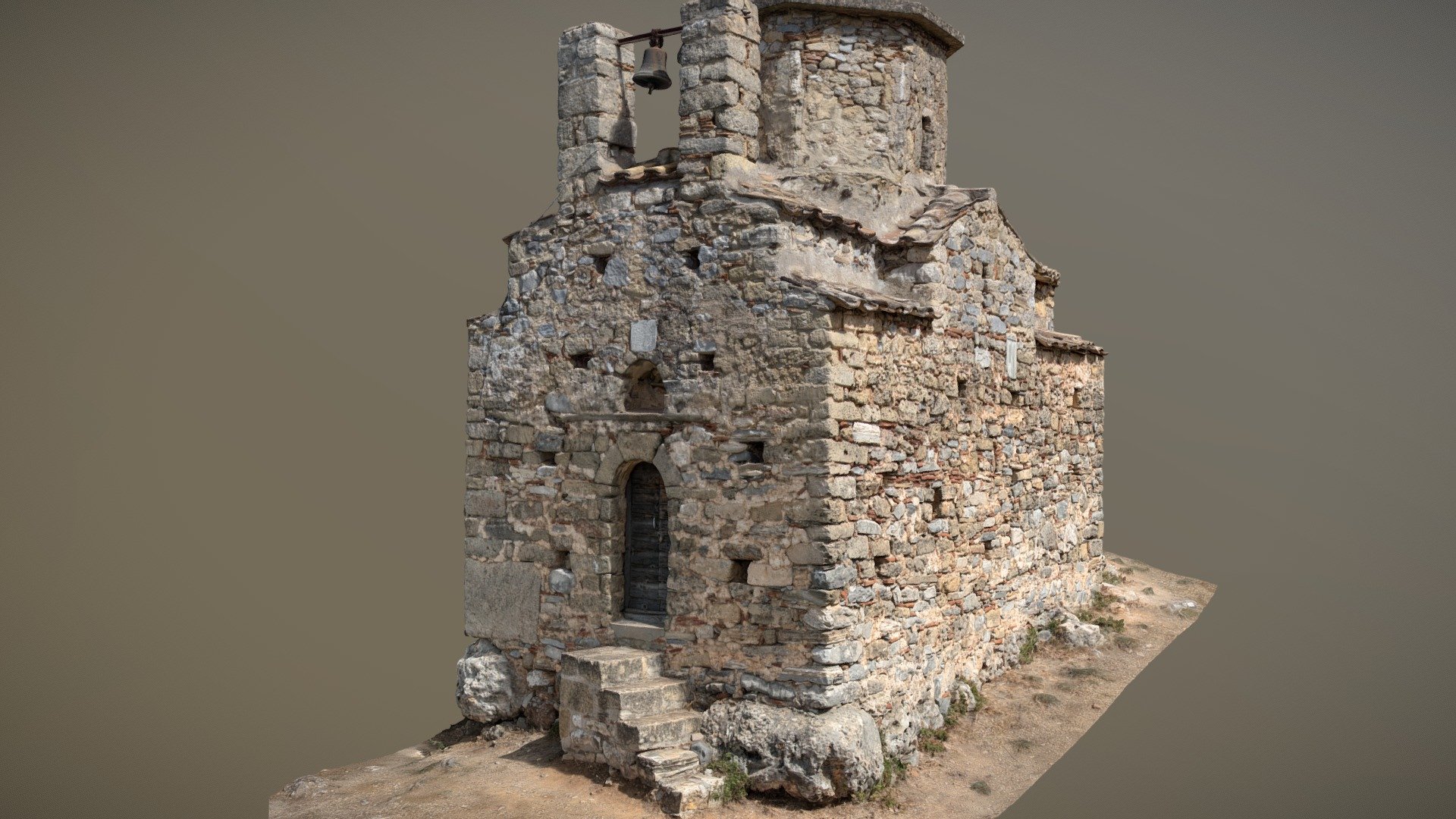 It has been designated as a Historical Preserved Monument and dates back in 1709 based on an inscription.

Gathering at the east side of the church (1924).

 - Byzantine Church of Agios Nikolaos, Exohori - Buy Royalty Free 3D model by Vasilis Haroupas (@vashar) 3d model