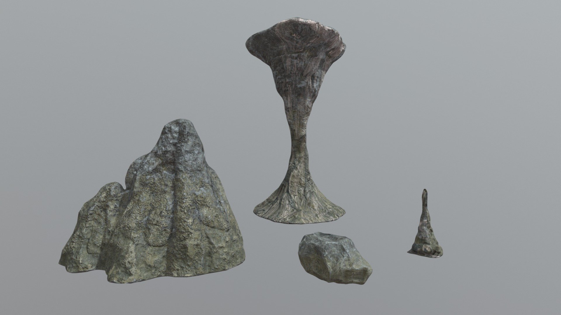 Rock Assets made for the Ophir Cave Project

Project Breakdown (Artstation) https://www.artstation.com/artwork/wVWww

You Can Check the Video Here
https://www.youtube.com/watch?v=loRwXftQej4 - Ophir Cave Project - Rock Assets - 3D model by Juan Milanese (@juanmilanese) 3d model