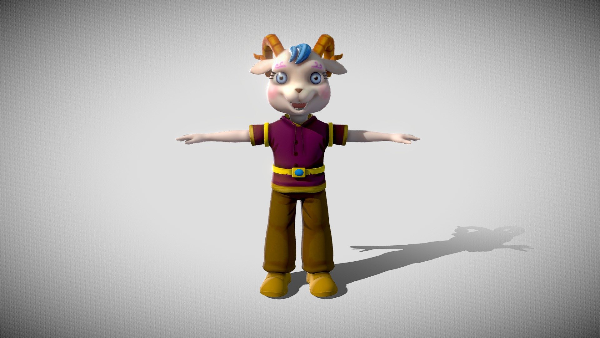 Cartoon characters, lamb a film and television animation model, texture, with binding, can transfer the picture
= = = = = = = = = = = = = = = = = = = = = = = = = = = = = = = = = = = = = = = = = = = = = = = = 
Other works ~ welcome to visit my home page - Cartoon sheep with a material binding 3D model - Buy Royalty Free 3D model by mpc199075 3d model