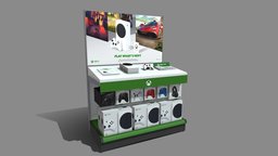 Xbox Endcap Display 02 prop, store, display, funiture, ar, retail, augmented-reality, noai