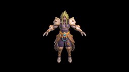 armour armour, fighter, worrior, mobilegames, mobilelegends, character, low-poly, game, lowpoly, model, gameasset, free, monster