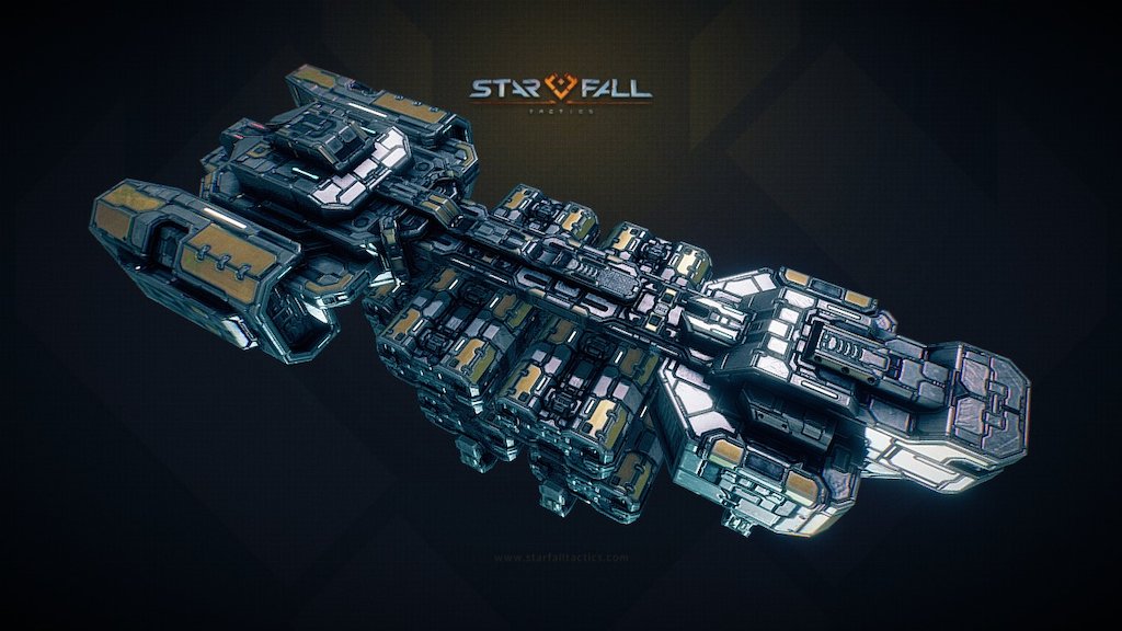 In-game model of a cargo hauling spaceship belonging to the Eclipse faction.



Learn more about the game at http://starfalltactics.com/ - Starfall Tactics — Vargas Eclipse frieghter - 3D model by Snowforged Entertainment (@snowforged) 3d model