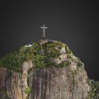 Corcovado and Christ the Redeemer brazil, uas, drones, christ, statue, rio, pix4d, pix4dmapper, cristo, redentor, aeryon, aeryon-labs, 3d, uav